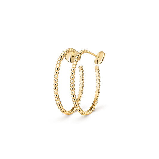 [LUXE] SMOOTH BEAD STUD EARRINGS