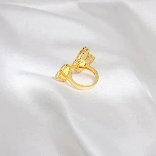 [LUXE]LUCKY BETWEEN THE FINGER RING
