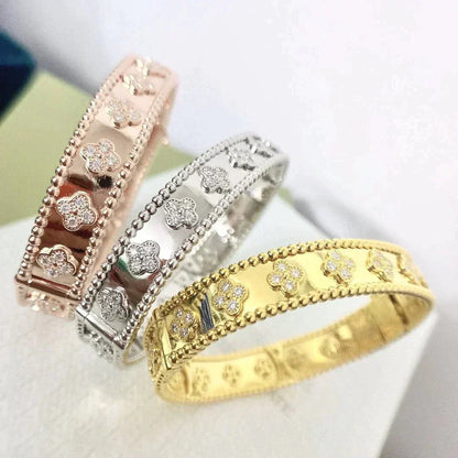 [LUXE]CLOVER BRACELET 8MM DIAMONDS