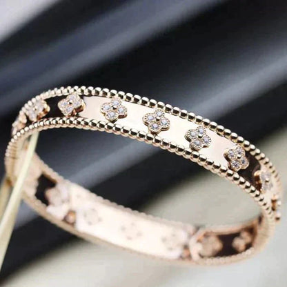 [LUXE]CLOVER BRACELET 8MM DIAMONDS