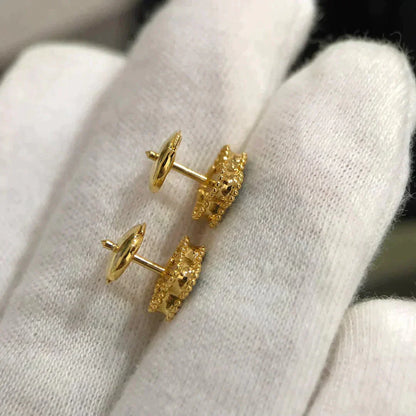[LUXE]CLOVER MINI 9.5MM MALACHITE  EARRINGS