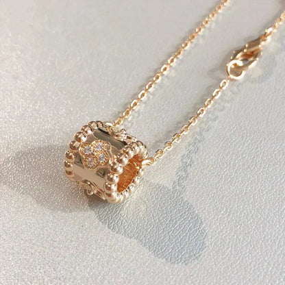 [LUXE]PERLEE PEDANT NECKLACE GOLD / ROSE GOLD