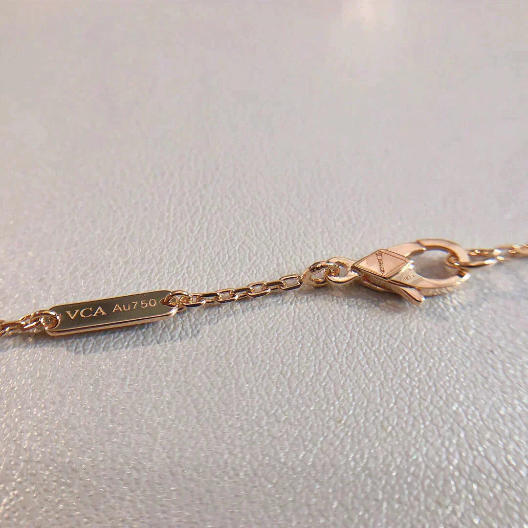 [LUXE]PERLEE PEDANT NECKLACE GOLD / ROSE GOLD