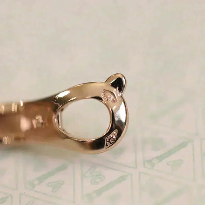 [LUXE]CLOVER MEDIUM 1 MOTIFS FUll DIAMOND EARRINGS