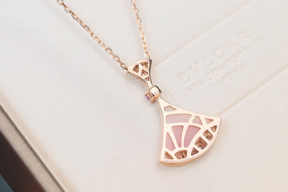 [LUXE]DREAM NECKLACE PINK MOP DIAMOND