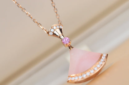[LUXE]DREAM NECKLACE PINK MOP DIAMOND
