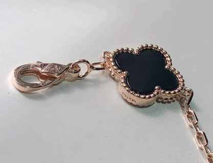 [LUXE]CLOVER 5 MOTIFS MULTICOLOR BRACELET