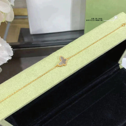 [LUXE]BUTTERFLY DARK MOP BUTTERFLY BRACELET