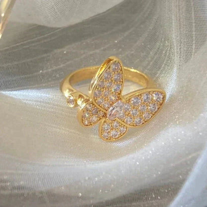 [LUXE]BUTTERFLY DIAMOND RING