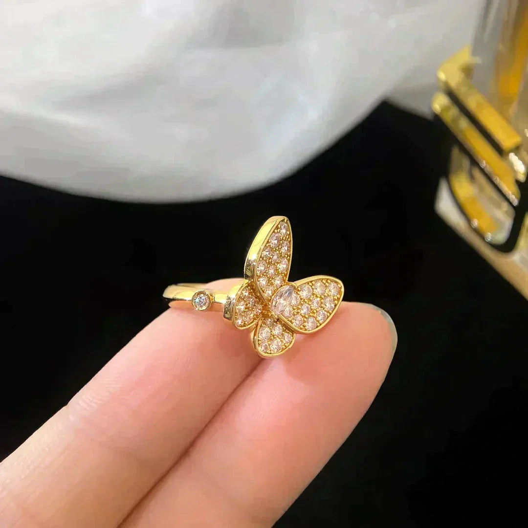 [LUXE]BUTTERFLY DIAMOND RING