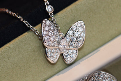 [LUXE]BUTTERFLY DIAMOND NECKLACE