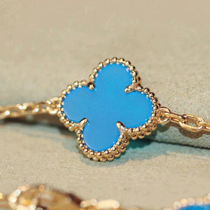 [LUXE]CLOVER 20 MOTIFS TURQUOISE GOLD