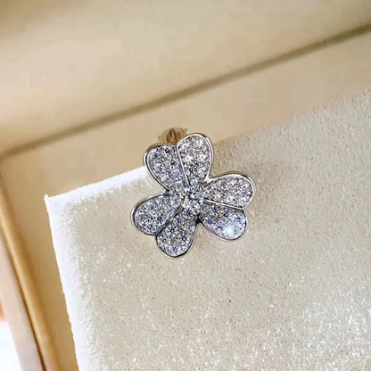 [LUXE]CLOVER COMOS DIAMOND EARRINGS SILVER