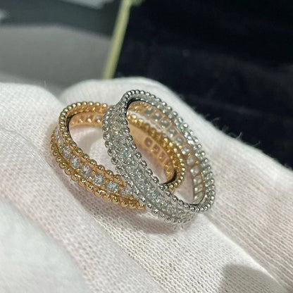 [LUXE]PERLEE DIAMOND ROSE GOLD RING