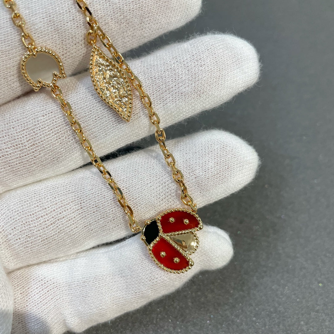 [LUXE]LUCKY SPRING 15 MOTIFS GOLD NECKLACE