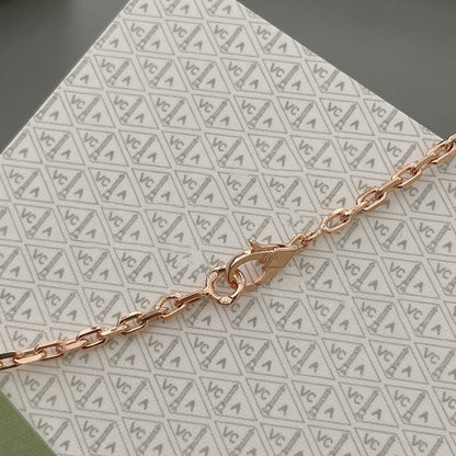 [LUXE]LUCKY SPRING 15 MOTIFS ROSE GOLD NECKLACE