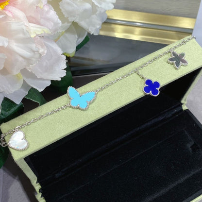 [LUXE]LUCKY SPRING SILVER BRACELET 4 MOTIF