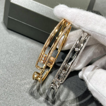 [LUXE]MOVE 10TH PAVED DIAMOND BRACELET
