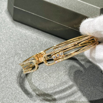 [LUXE]MOVE 10TH PAVED DIAMOND BRACELET