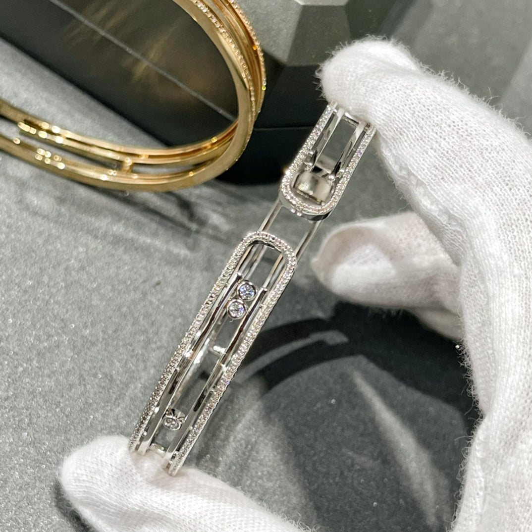 [LUXE]MOVE 10TH PAVED DIAMOND BRACELET