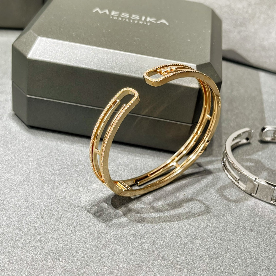 [LUXE]MOVE 10TH PAVED DIAMOND BRACELET