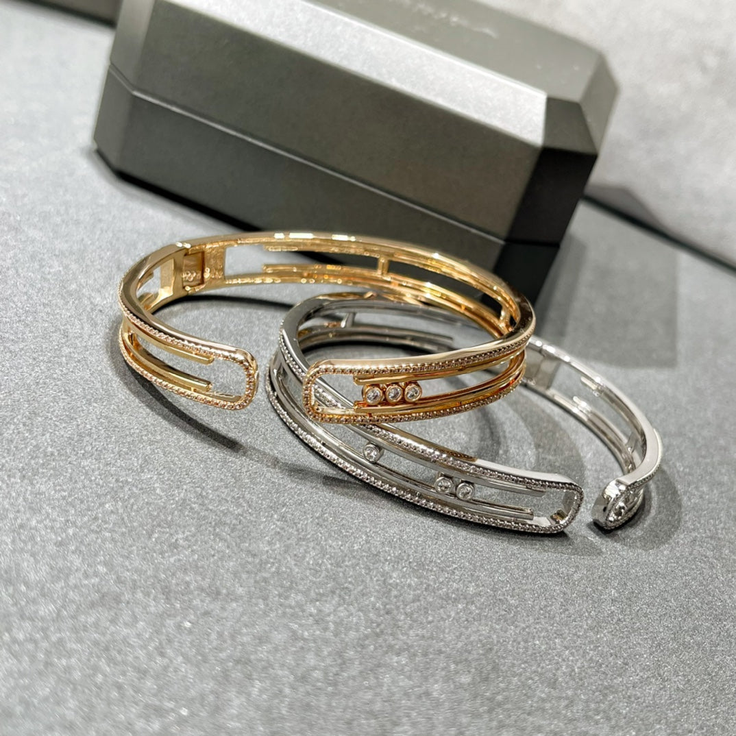 [LUXE]MOVE 10TH PAVED DIAMOND BRACELET