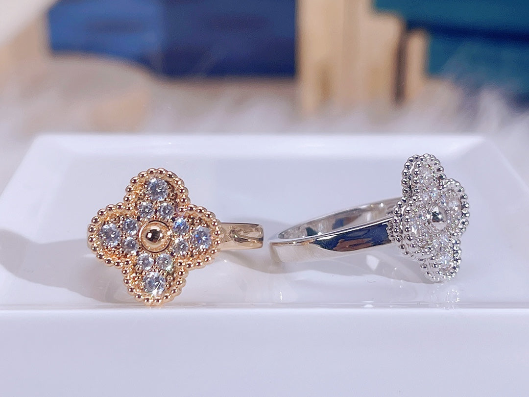 [LUXE]CLOVER DIAMOND RING