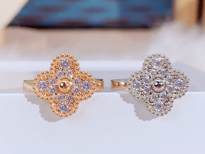 [LUXE]CLOVER DIAMOND RING