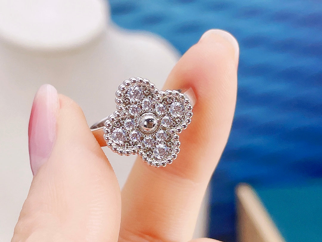 [LUXE]CLOVER DIAMOND RING