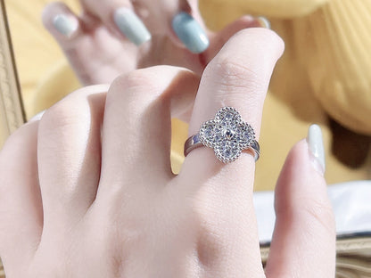 [LUXE]CLOVER DIAMOND RING