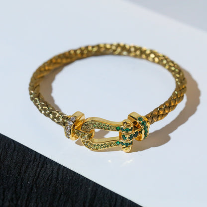 [LUXE]FORCE 10 GOLD GREEN DIAMOND PAVED