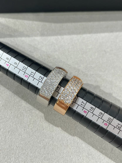 [LUXE]LIENS EVIDENCE  DIAMOND PAVED RING