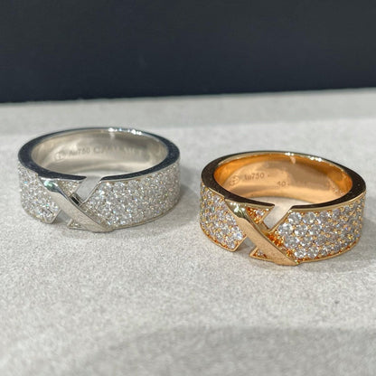 [LUXE]LIENS EVIDENCE  DIAMOND PAVED RING