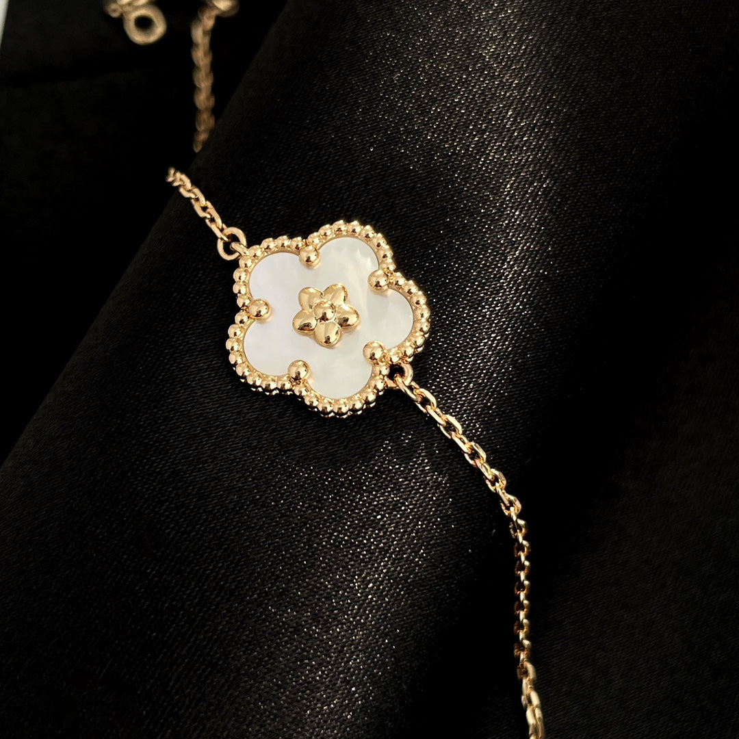 [LUXE]LUCKY SPRING ROSE GOLD MOP BRACELET