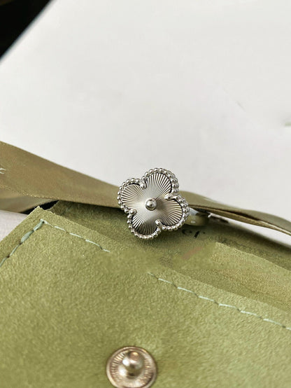 [LUXE]CLOVER SILVER RING