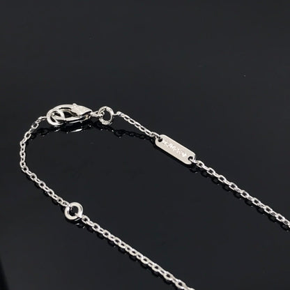 [LUXE]CLOVER PIETERSITE SILVER LONG NECKLACE
