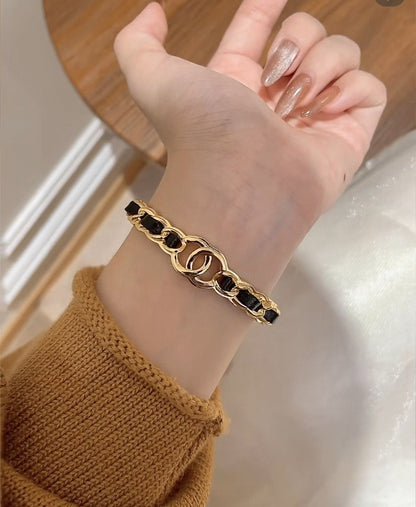 [LUXE]Double C Open Bangle