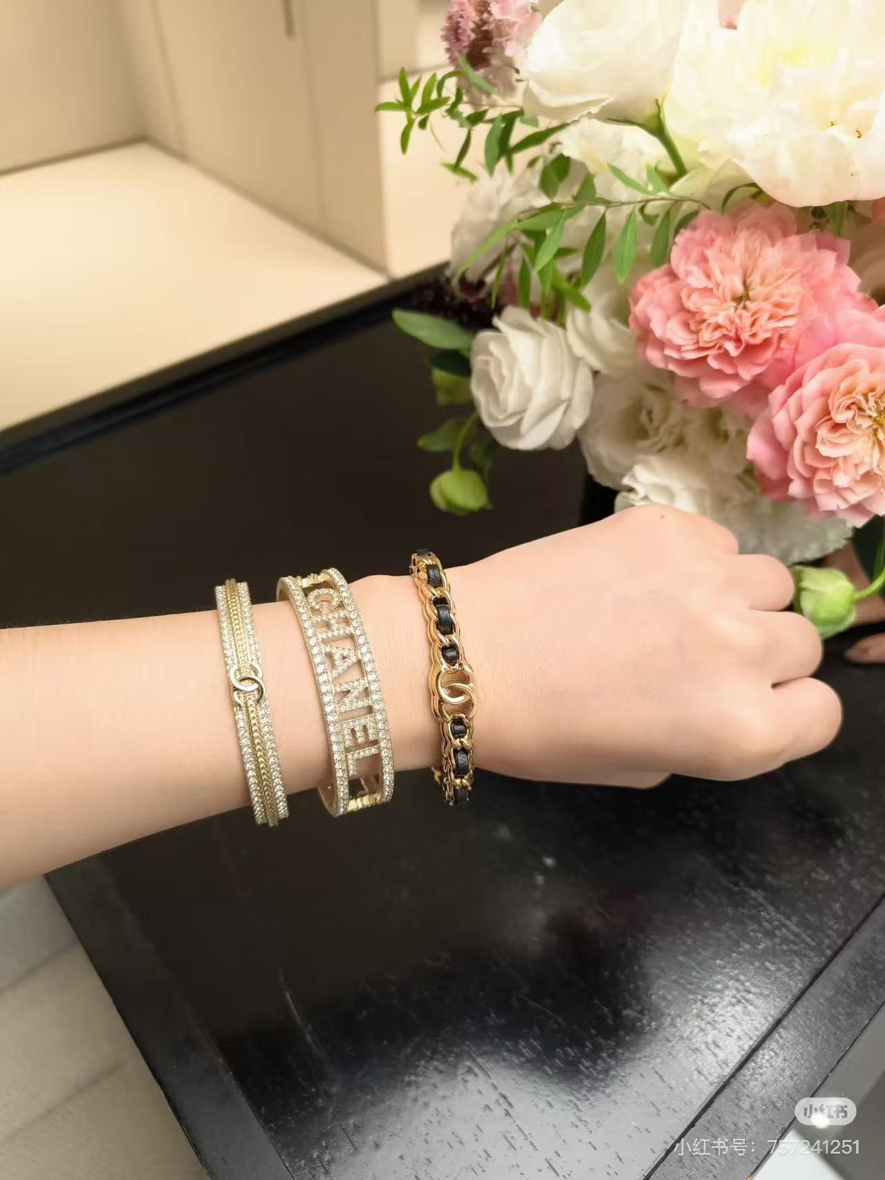 [LUXE]Double C Open Bangle