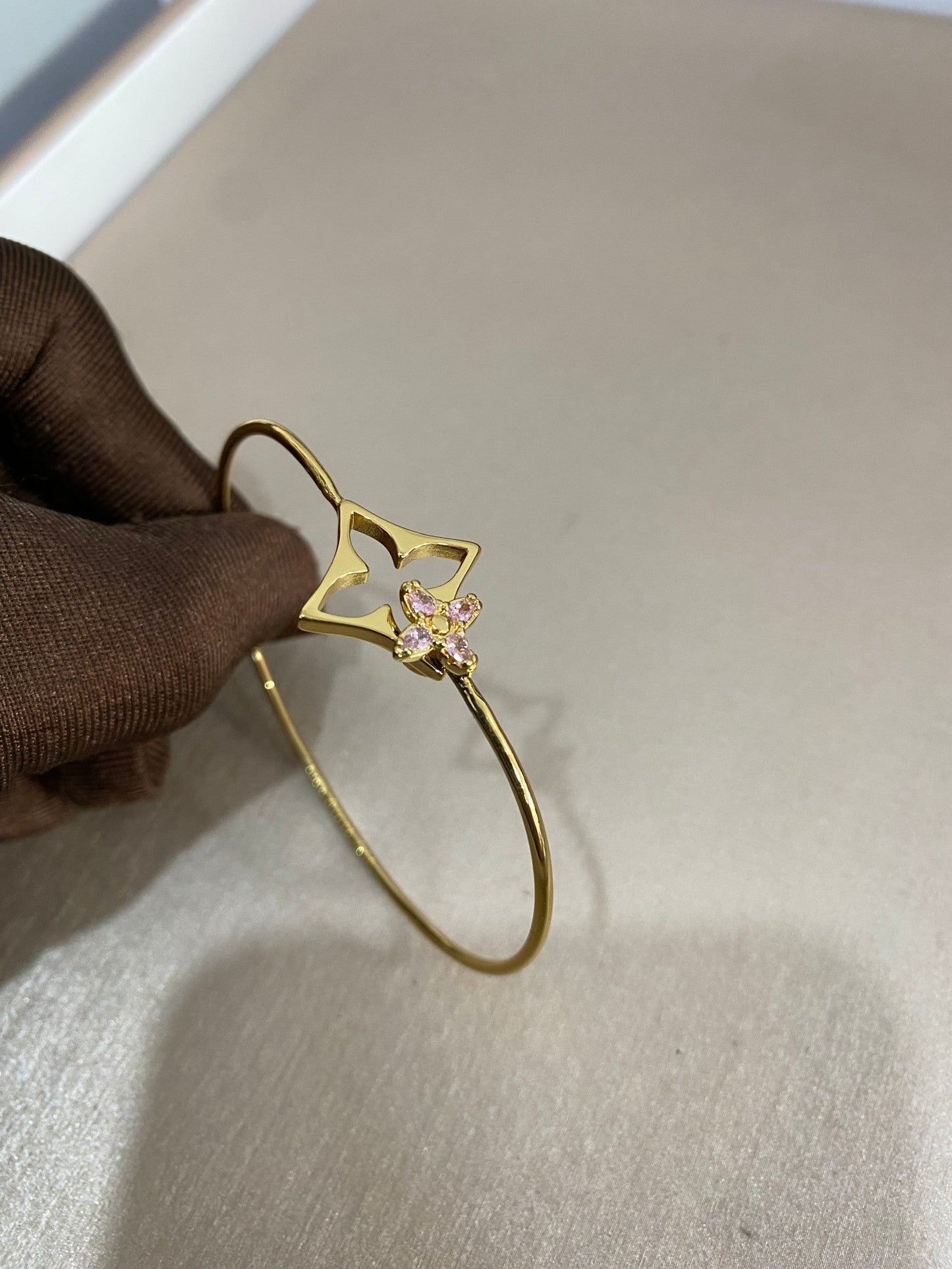 [LUXE]Pink Diamond Bracelet