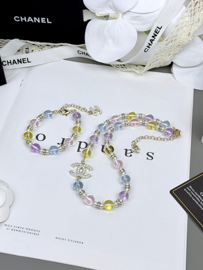 [LUXE]Colorful Transparent Resin Bracelet