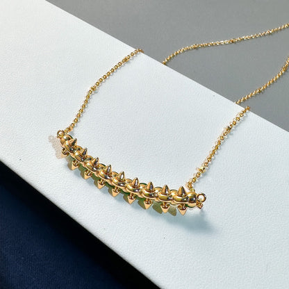 [LUXE]New Arrival: Green Bead Rivet Necklace