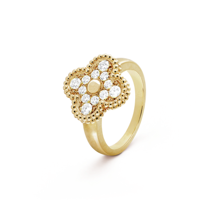 [LUXE]CLOVER DIAMOND RING