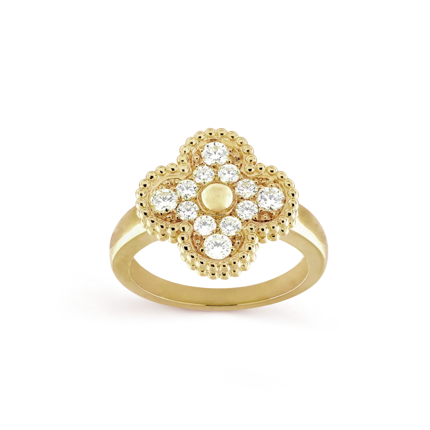[LUXE]CLOVER DIAMOND RING
