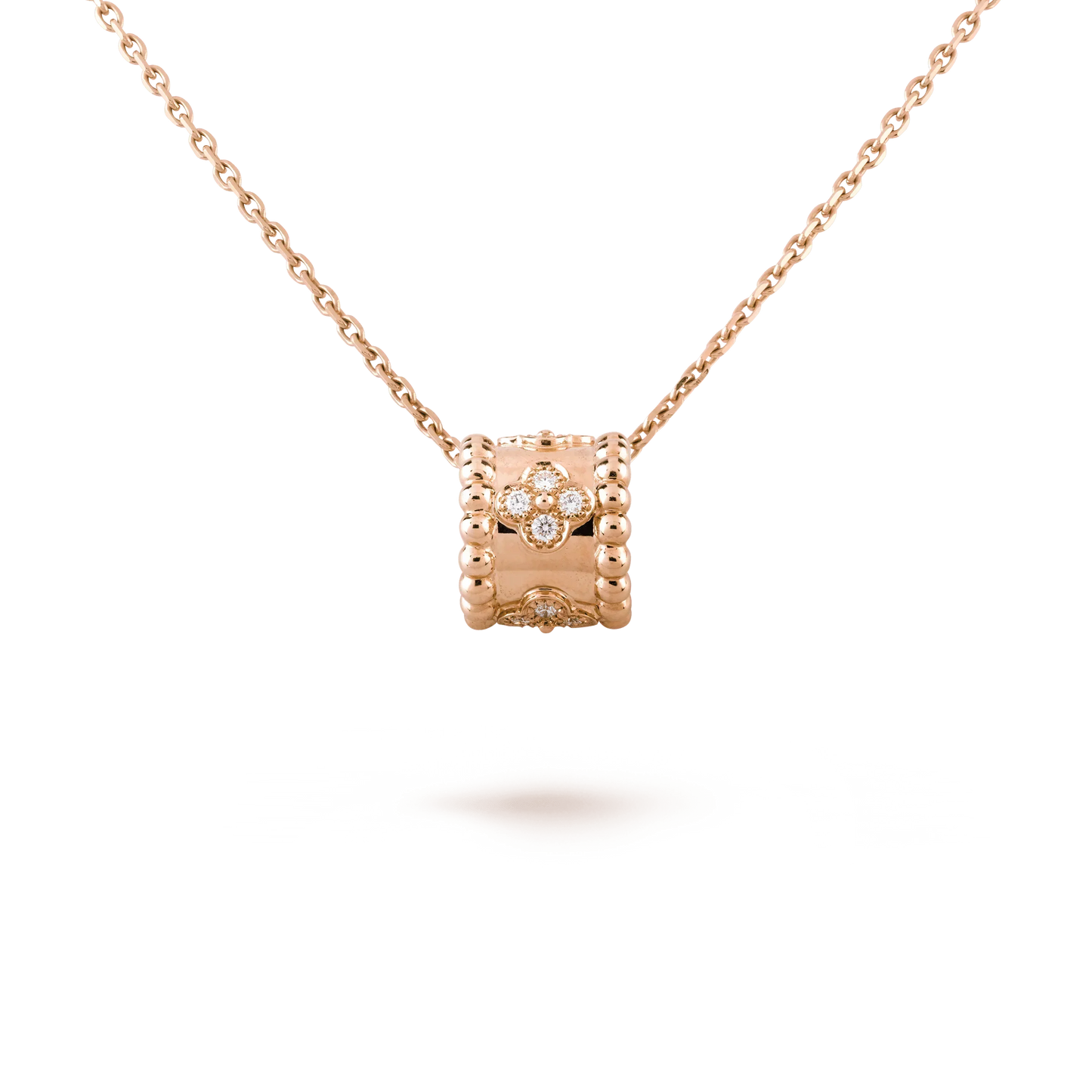 [LUXE]PERLEE PEDANT NECKLACE GOLD / ROSE GOLD