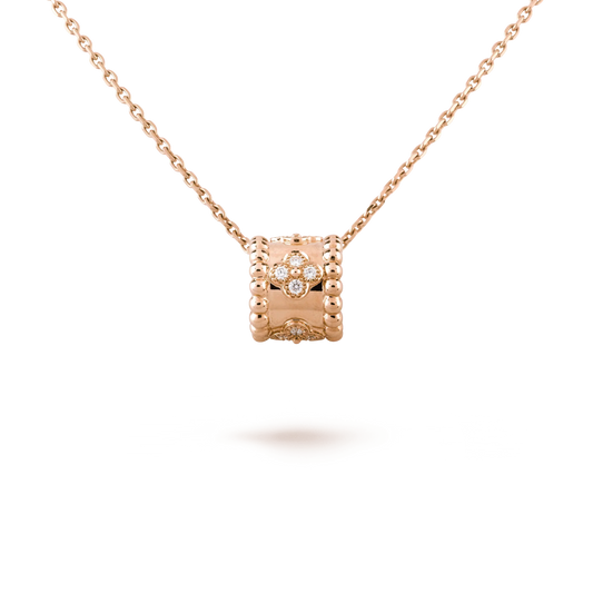 [LUXE]PERLEE PEDANT NECKLACE GOLD / ROSE GOLD