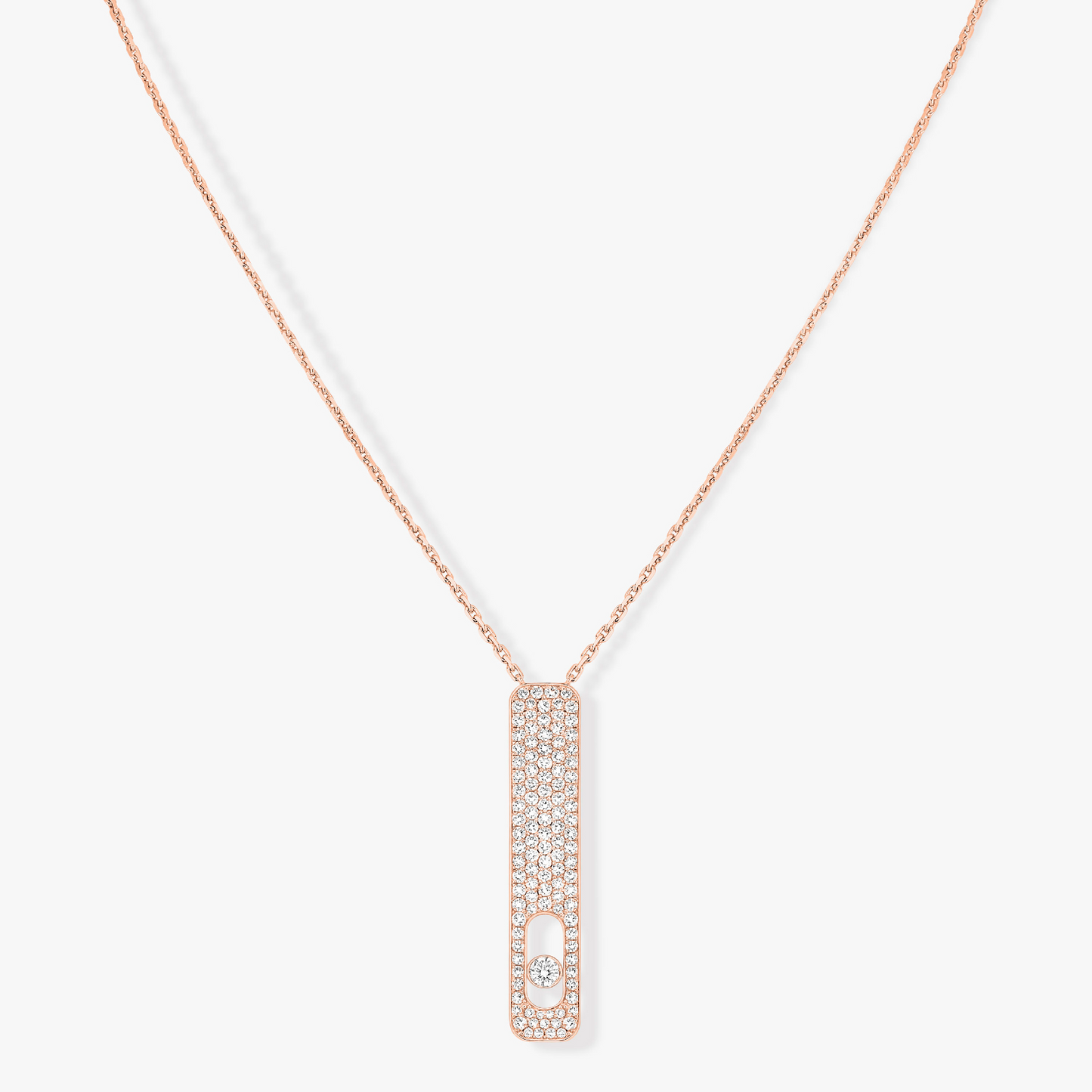 [LUXE]MY FIRST DIAMOND PAVED NECKLACE