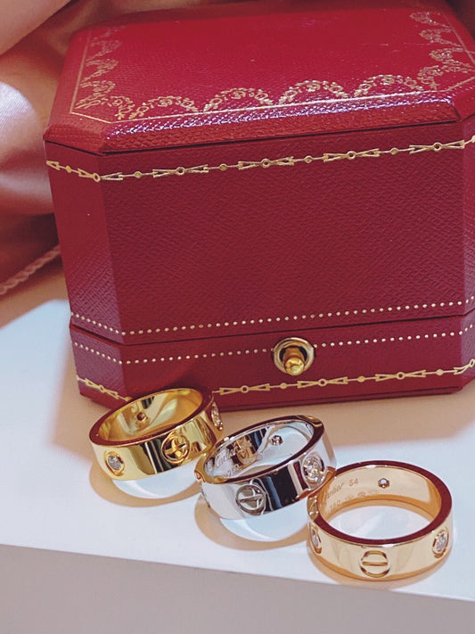 [LUXE]Three-Diamond Ring