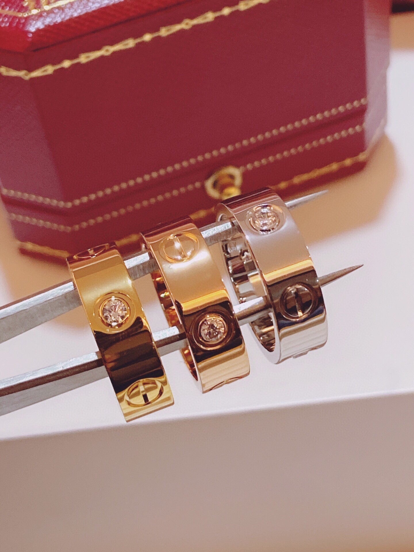 [LUXE]Three-Diamond Ring