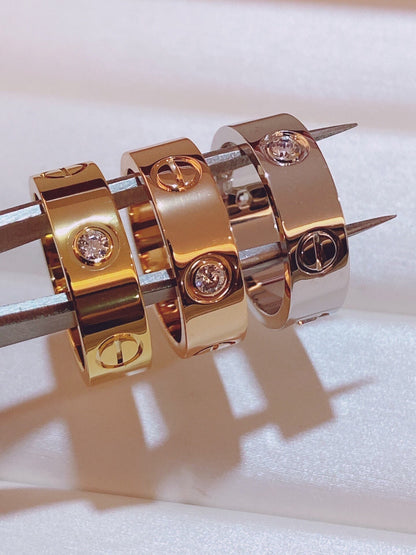 [LUXE]Three-Diamond Ring