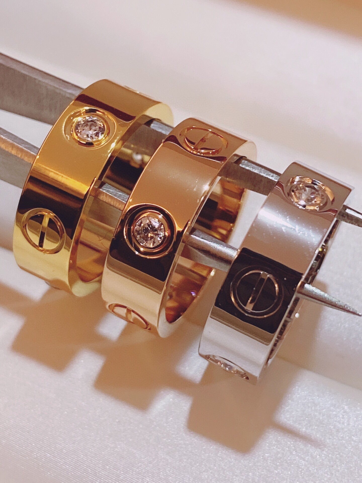 [LUXE]Three-Diamond Ring